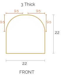 Custom Seat Cushion - 6948